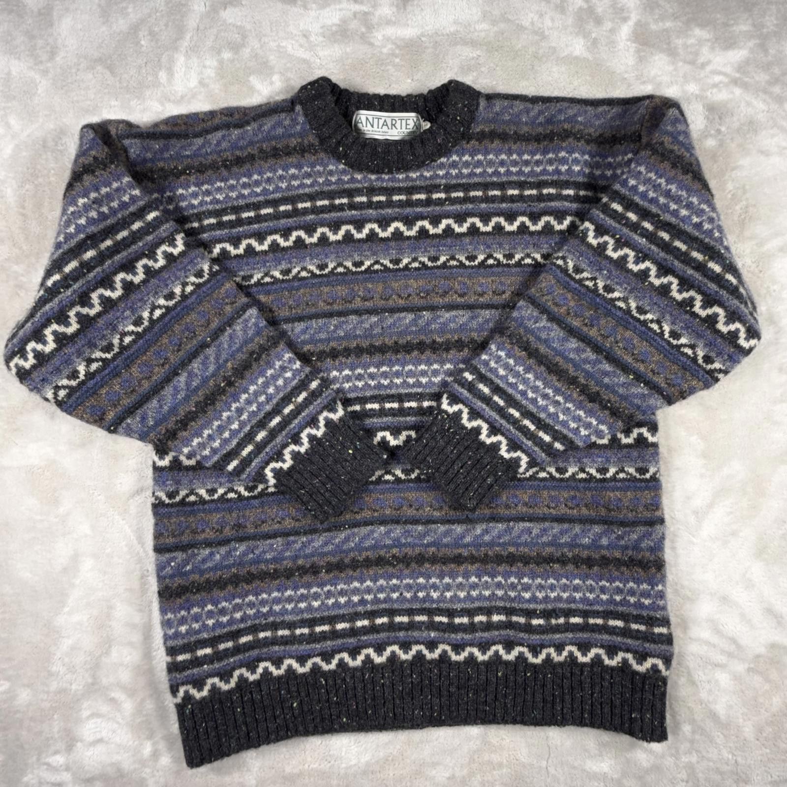 Other Antartex Sweater Men's L Vintage Pure Wool Great Britain Size US L / EU 52-54 / 3 - 2 Thumbnail