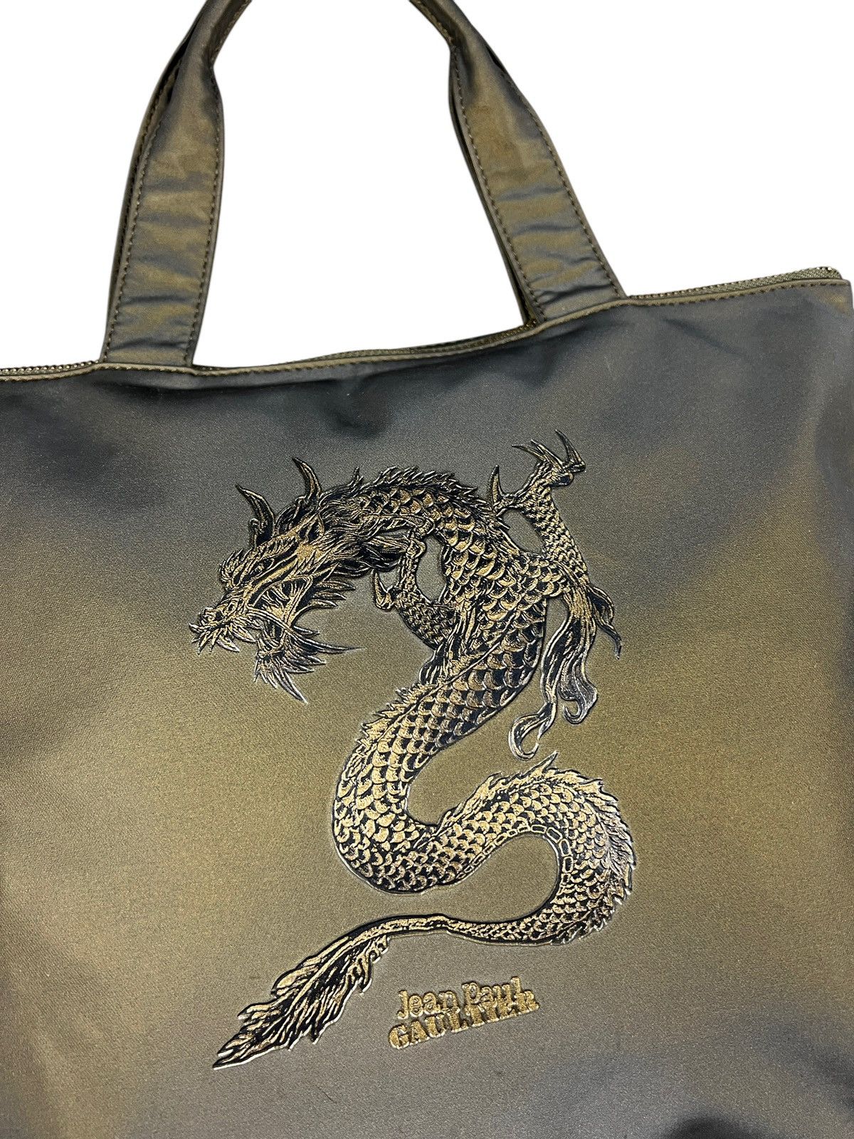 Jean Paul Gaultier Vintage JPG Metallic Green Dragon Shoulder Bag Size ONE SIZE - 5 Thumbnail