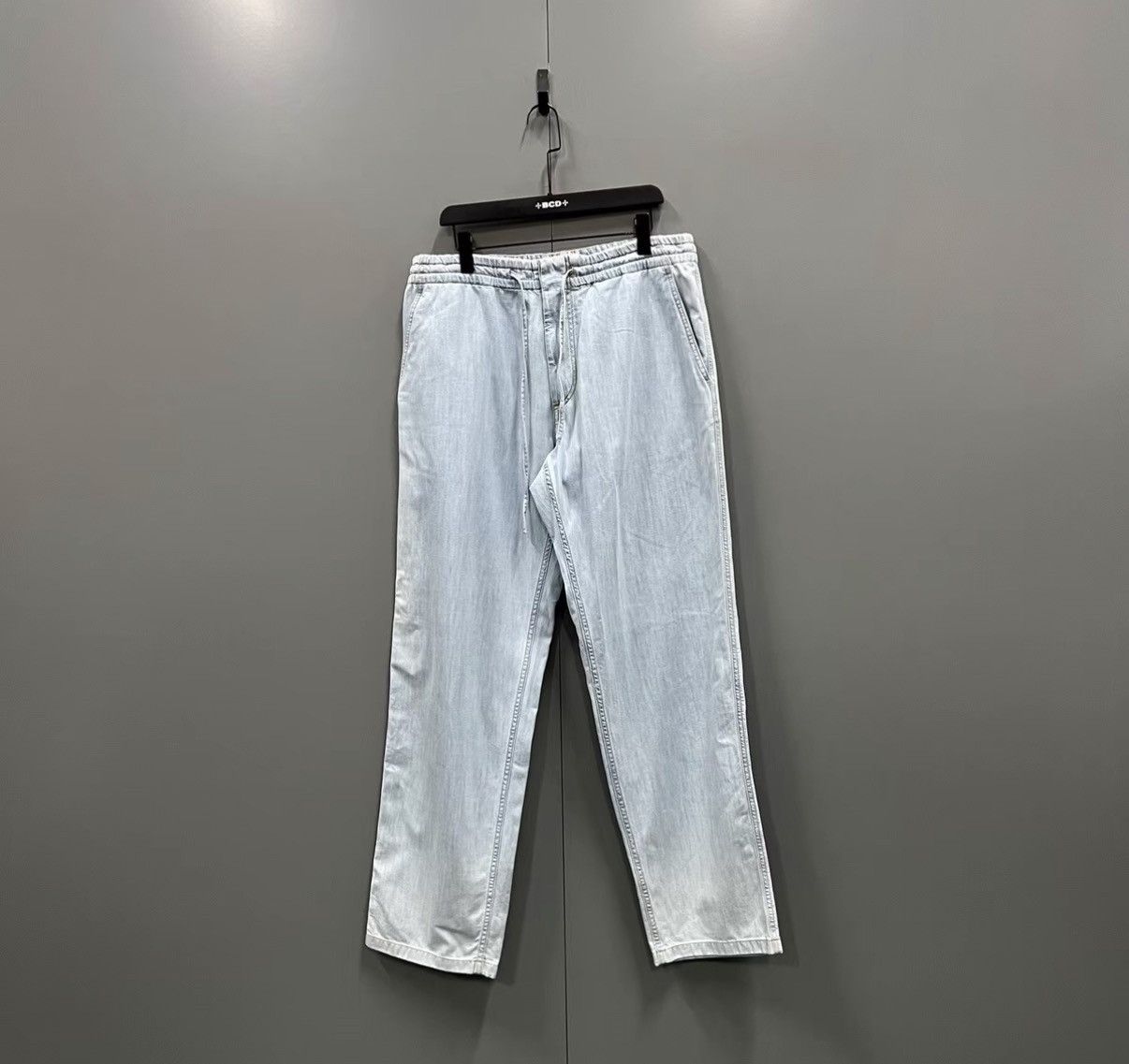 Bottega Veneta Bottega Veneta Light Washed Drawstring Trousers J41 Size US 34 / EU 50 - 1 Thumbnail