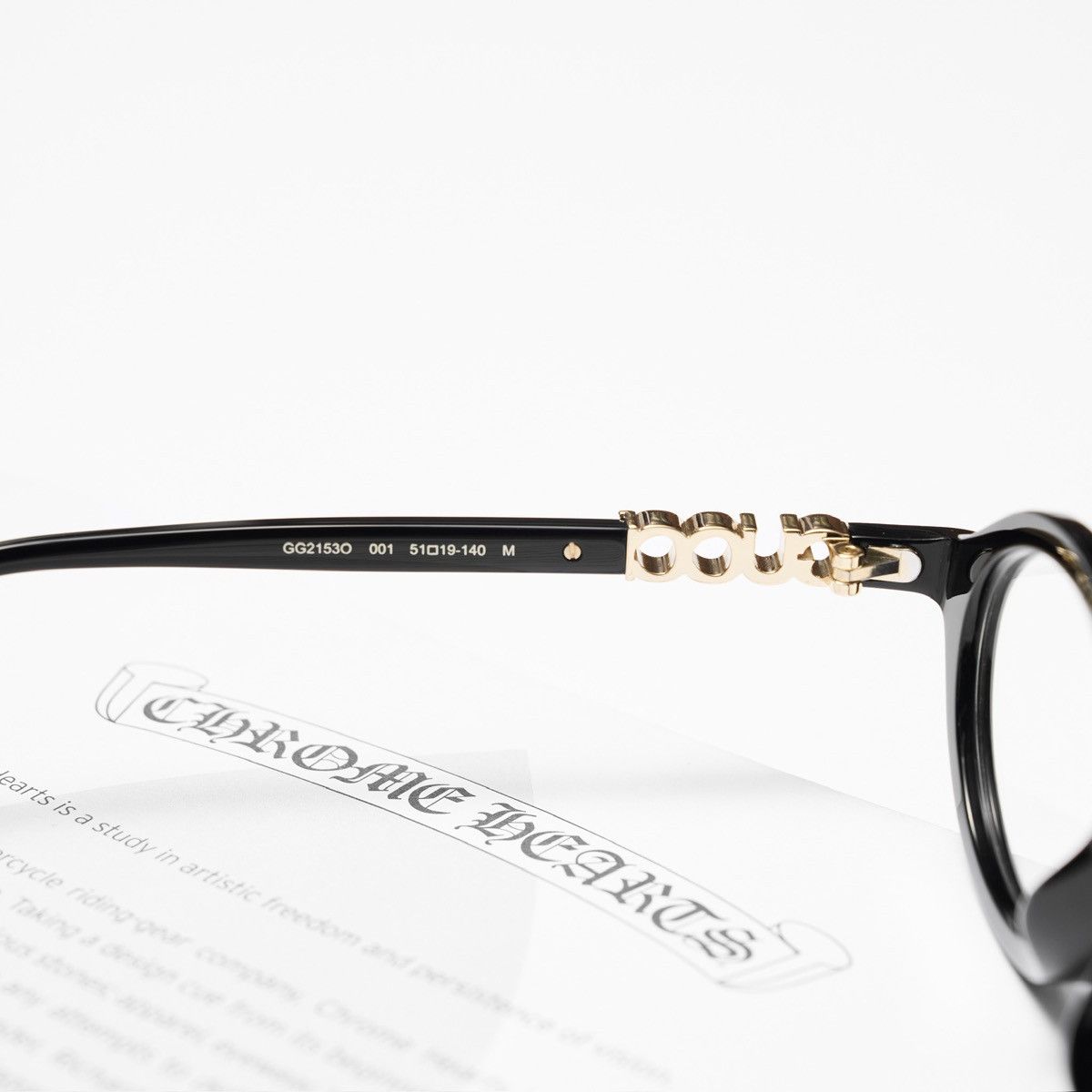 Gucci GUCCI GG2153O 001 GLASSES Size ONE SIZE - 5 Thumbnail