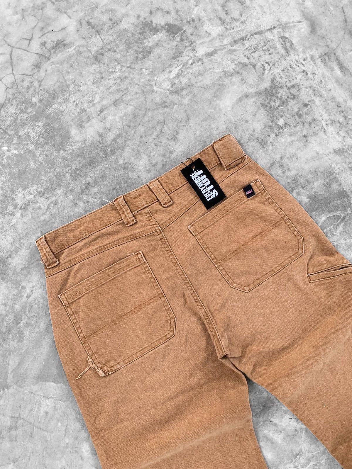 Dickies Vintage Dickies Carpenter Pants Brown Unfinsihed Size US 31 - 3 Thumbnail
