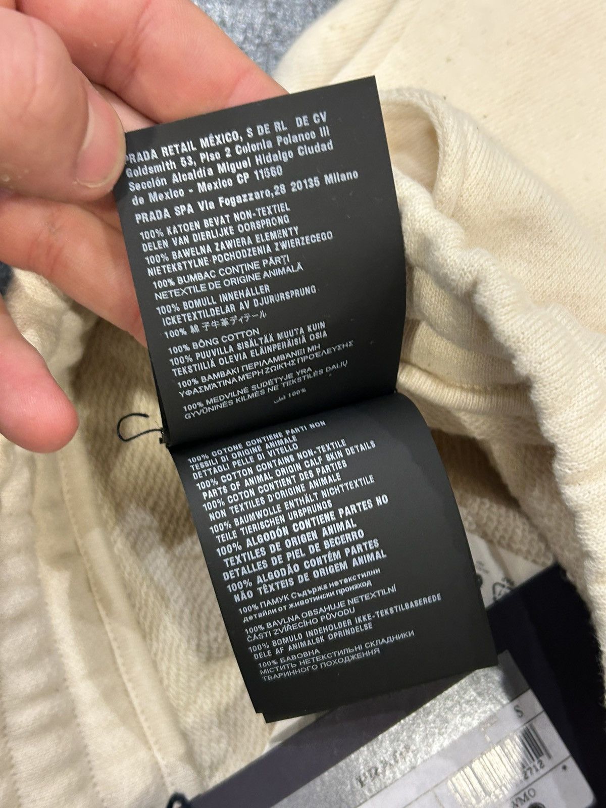 Prada Prada Sweatpants - Natural Size US 30 / EU 46 - 8 Thumbnail