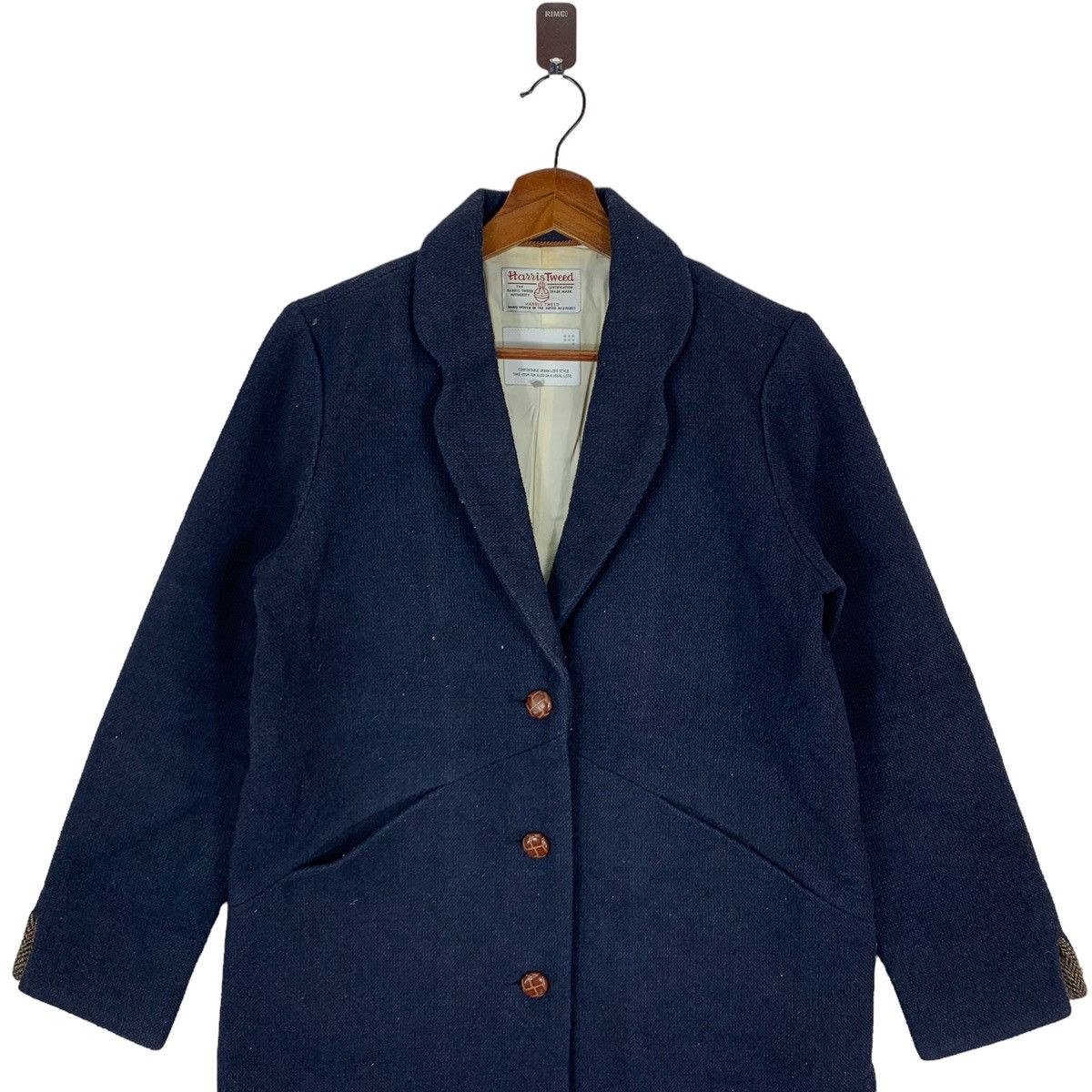 Harris Tweed HARRIS TWEED SEVENDAY SUNDAYS LONG COAT JACKET Size L / US 10 / IT 46 - 3 Thumbnail