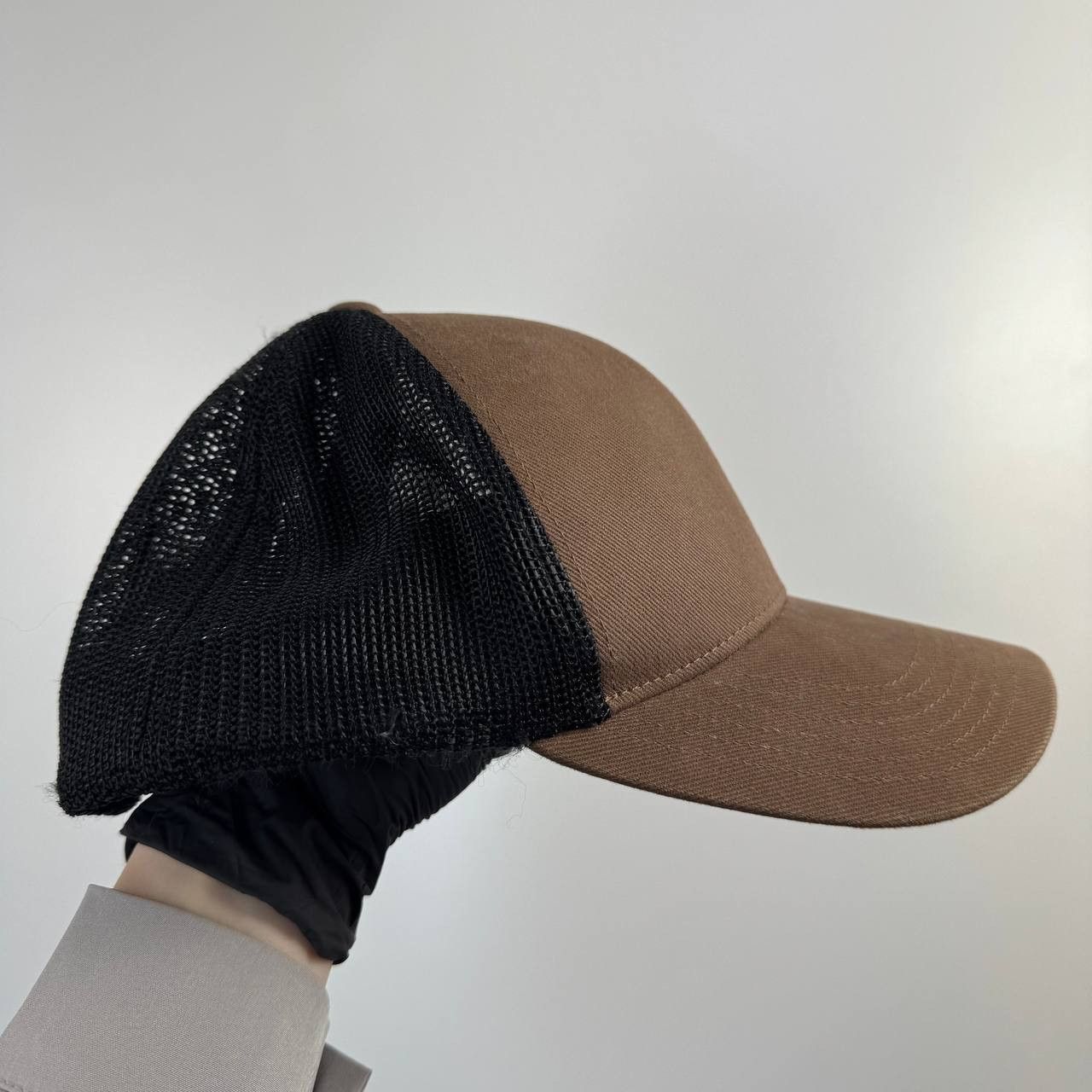 Oakley Oakley Trucker Cap Brown Black Mesh Snapback Hat Adjustable Size ONE SIZE - 2 Thumbnail