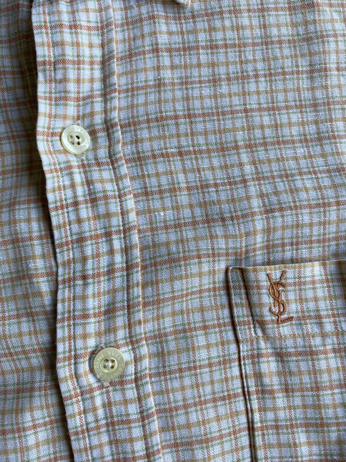 Vintage Vintage Yves Saint Laurent Shirt Size US S / EU 44-46 / 1 - 3 Thumbnail