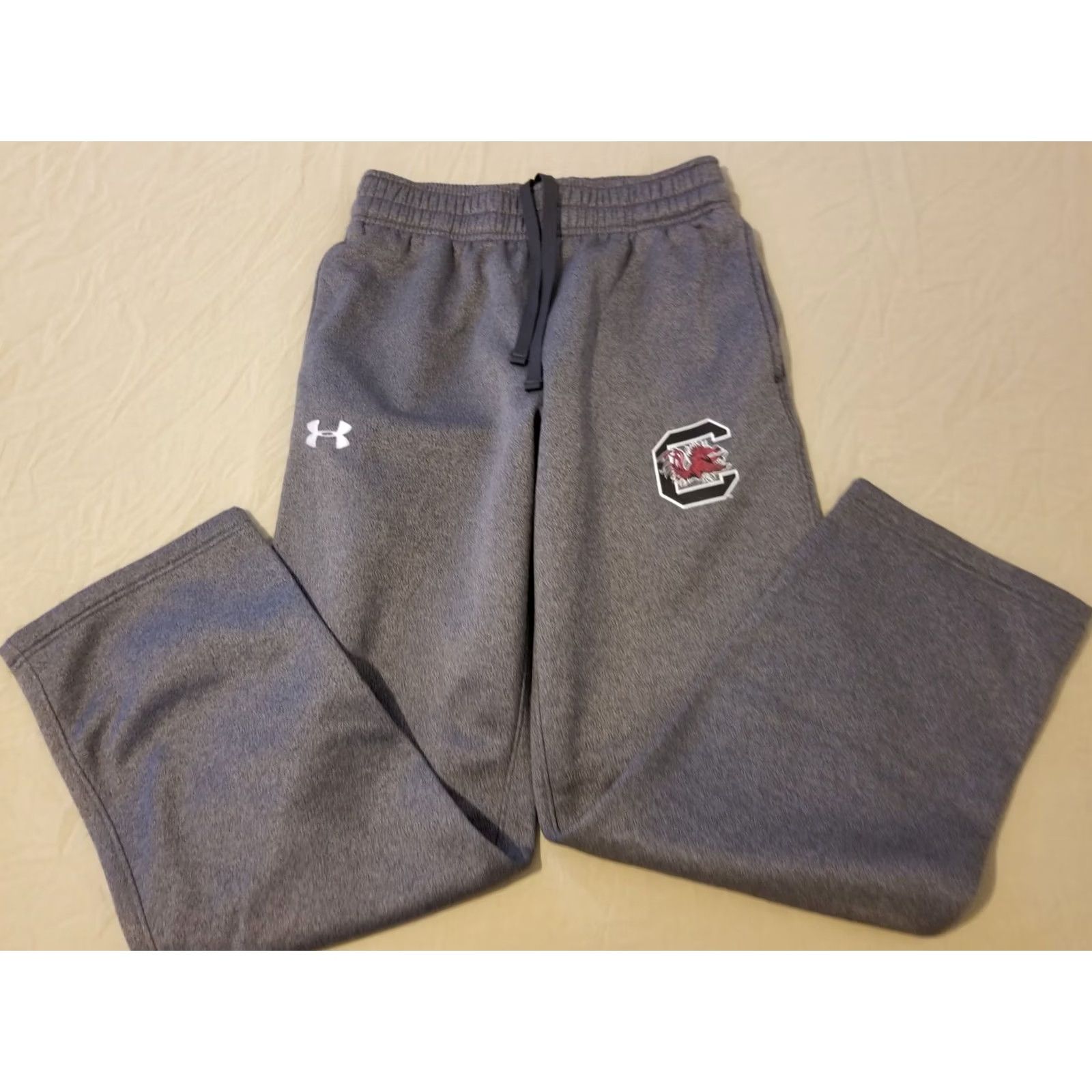 Under Armour Under Armour South Carolina Gamecocks S Small Grey Gray Athletic Jogger Pants Mens Size US 29 - 2 Thumbnail