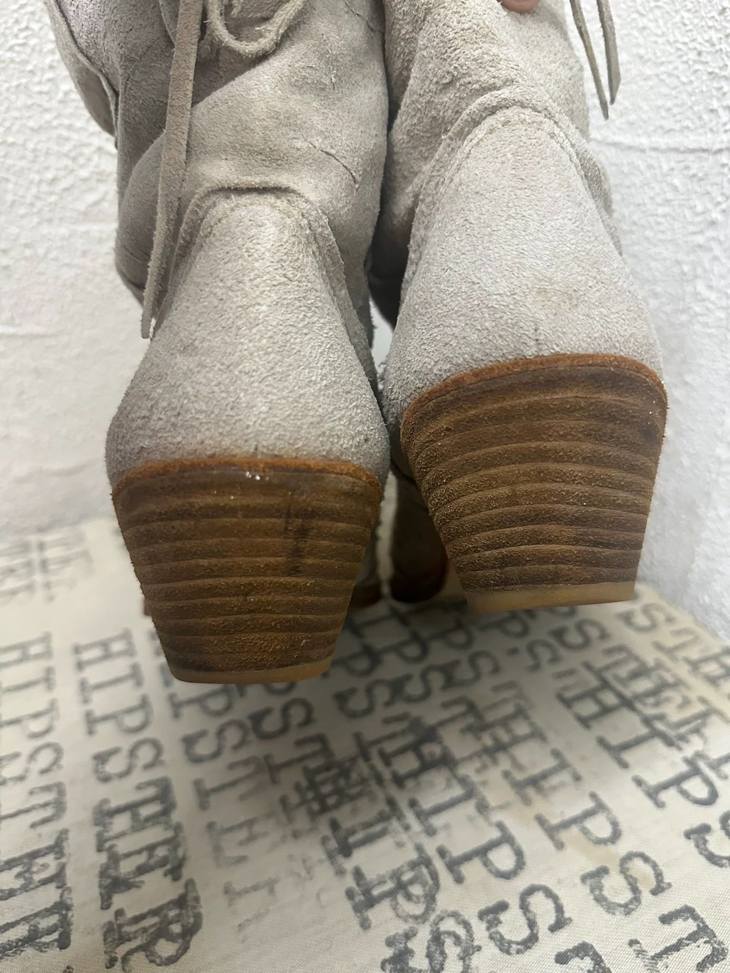 Junya Watanabe Junya Watanabe W Pointed Toe Suede Strap Bow Boot L Size US 7.5 / IT 37.5 - 7 Thumbnail