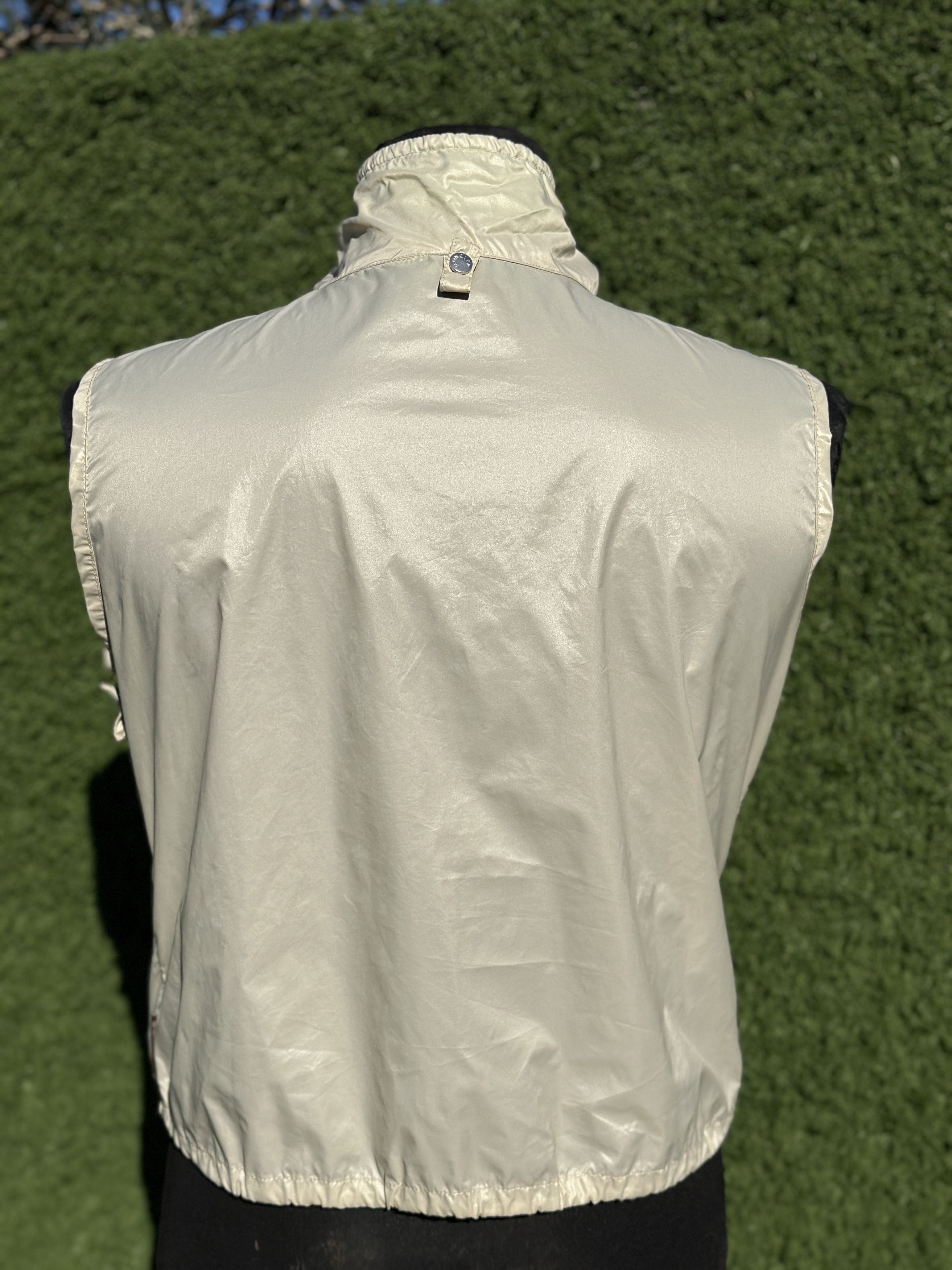 Moncler Moncler Lightweight Nylon Vest Beige Technical Gilet Size 4 Size S / US 4 / IT 40 - 5 Thumbnail