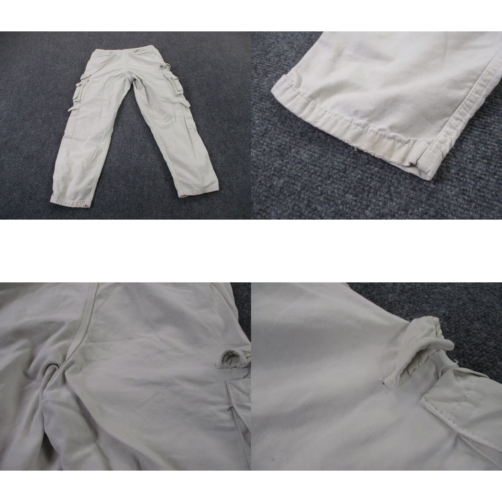 Zara Zara Pants Beige Cargo Y2K Baggy Skater Streetwear Casual Women 31 Size 24" / US 00 / IT 34 - 9 Thumbnail