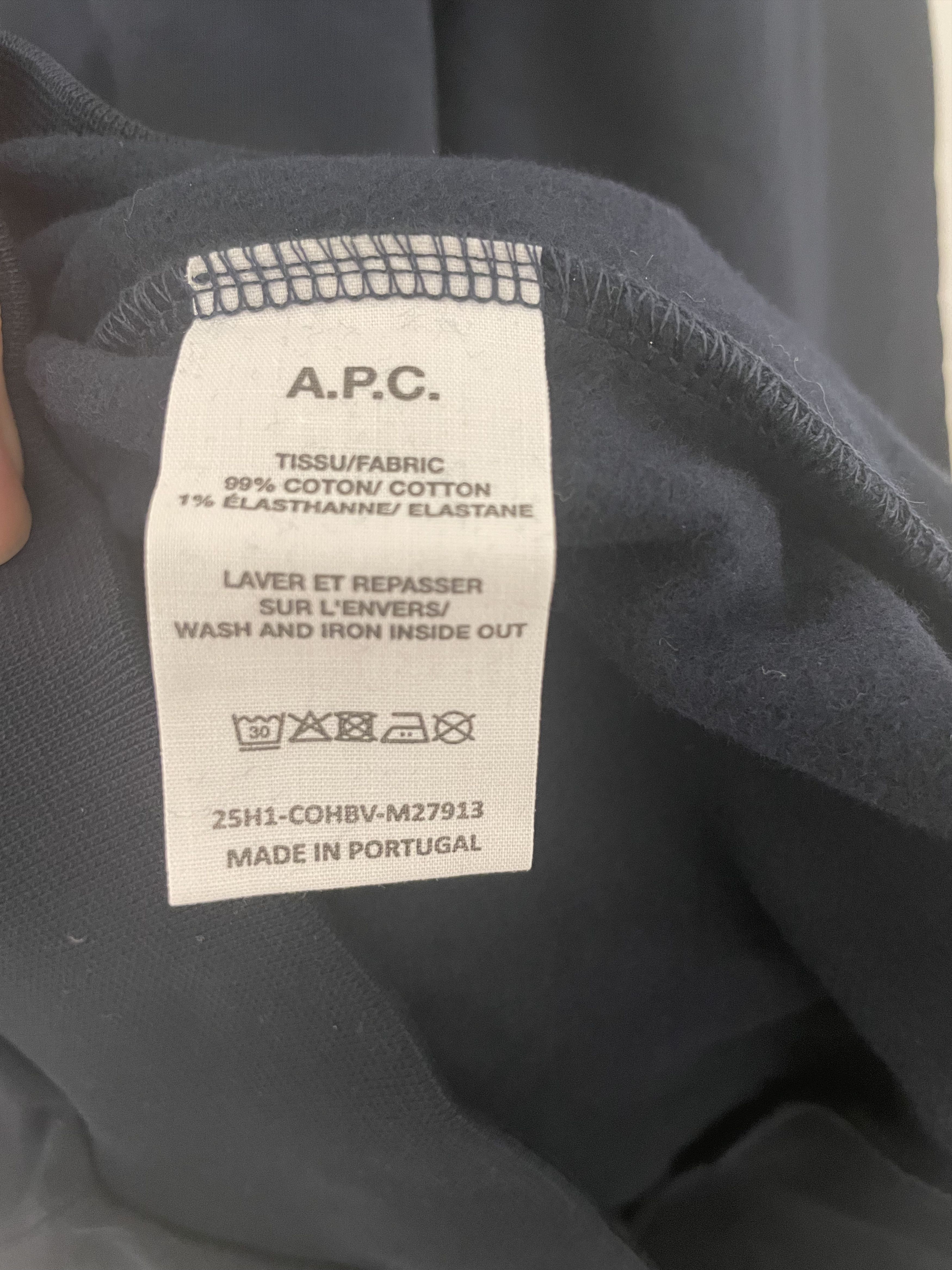 A.P.C. A.P.C. Standard Rue Madame Sweatshirt Blue Size US XL / EU 56 / 4 - 5 Thumbnail