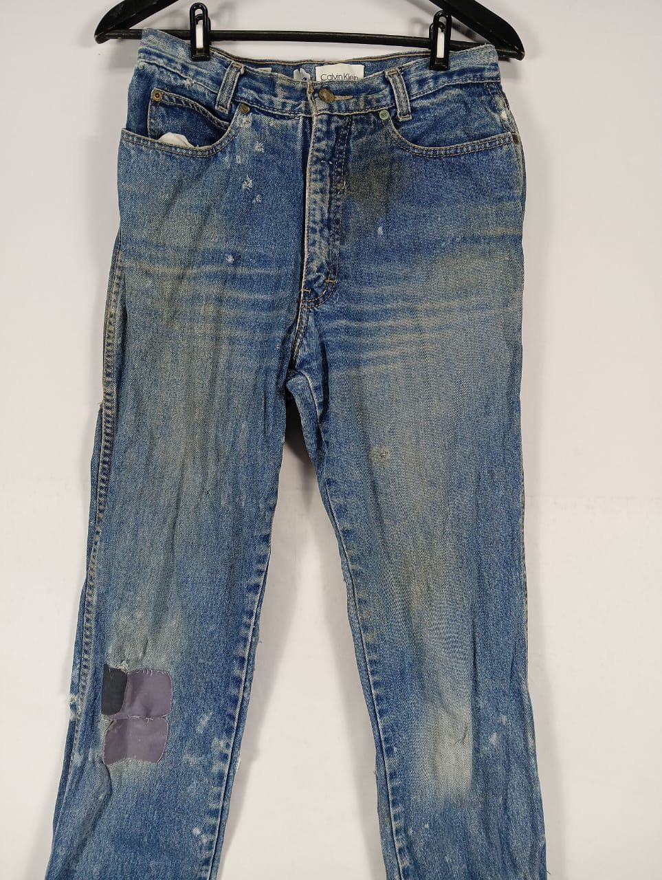 Calvin Klein vintage Calvin klein distressed denim made in USA 3375 Size US 29 - 2 Thumbnail
