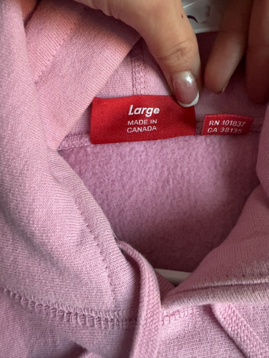 Supreme Supreme Pink Box Logo Hoodie FW24 Size US L / EU 52-54 / 3 - 3 Thumbnail