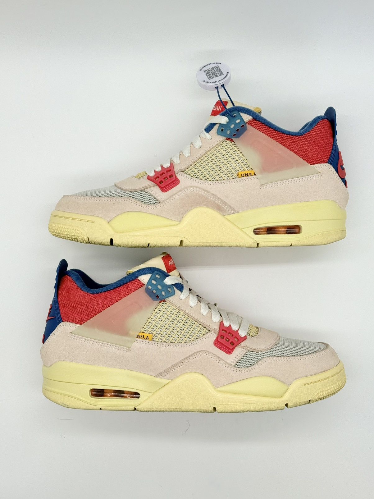 Jordan Brand Size 10.5 - Jordan 4 Retro x Union LA Mid Guava Ice Size US 10.5 / EU 43-44 - 2 Thumbnail