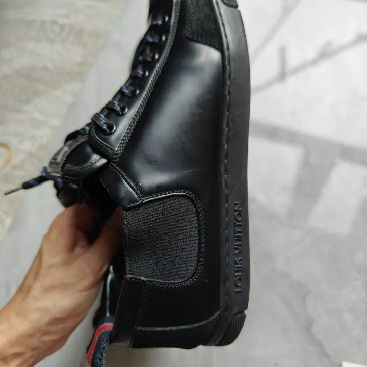Louis Vuitton Louis Vuitton Black Low-Top Casual Sneakers -2508 Size US 9.5 / EU 42-43 - 6 Thumbnail