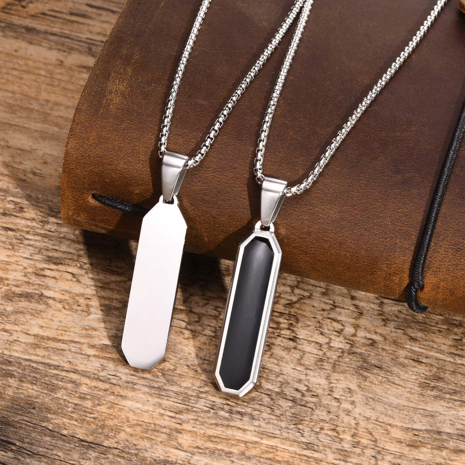 Jewelry Silver Square Necklace Size ONE SIZE - 3 Thumbnail