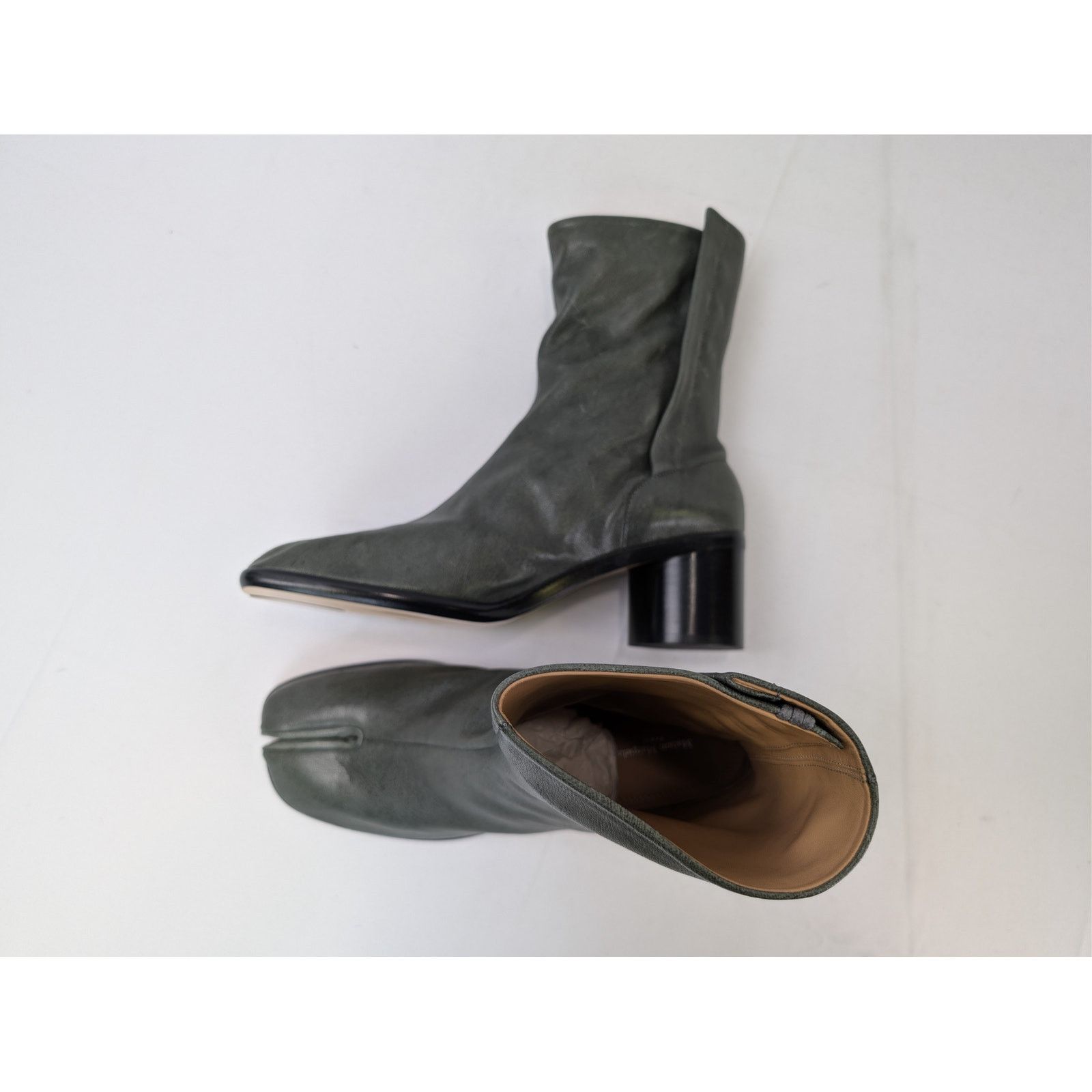 Maison Margiela o1rshd1 Tabi High Boots in Green 44 Size US 11 / EU 44 - 1 Thumbnail