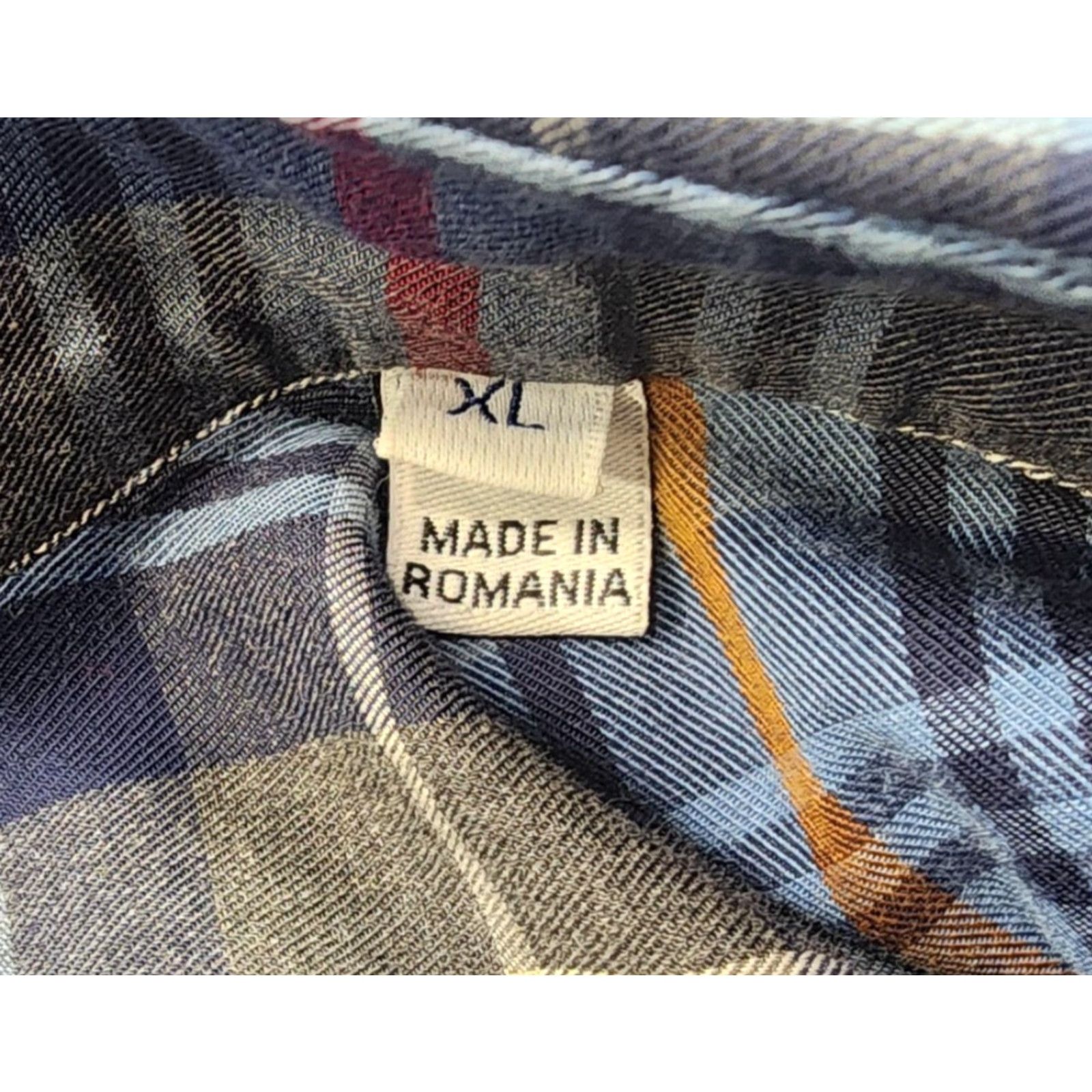 Vintage Sam Malouf Shirt Mens XL Plaid Button Down Long Sleeve Luxury Made in Romania Size US XL / EU 56 / 4 - 7 Thumbnail