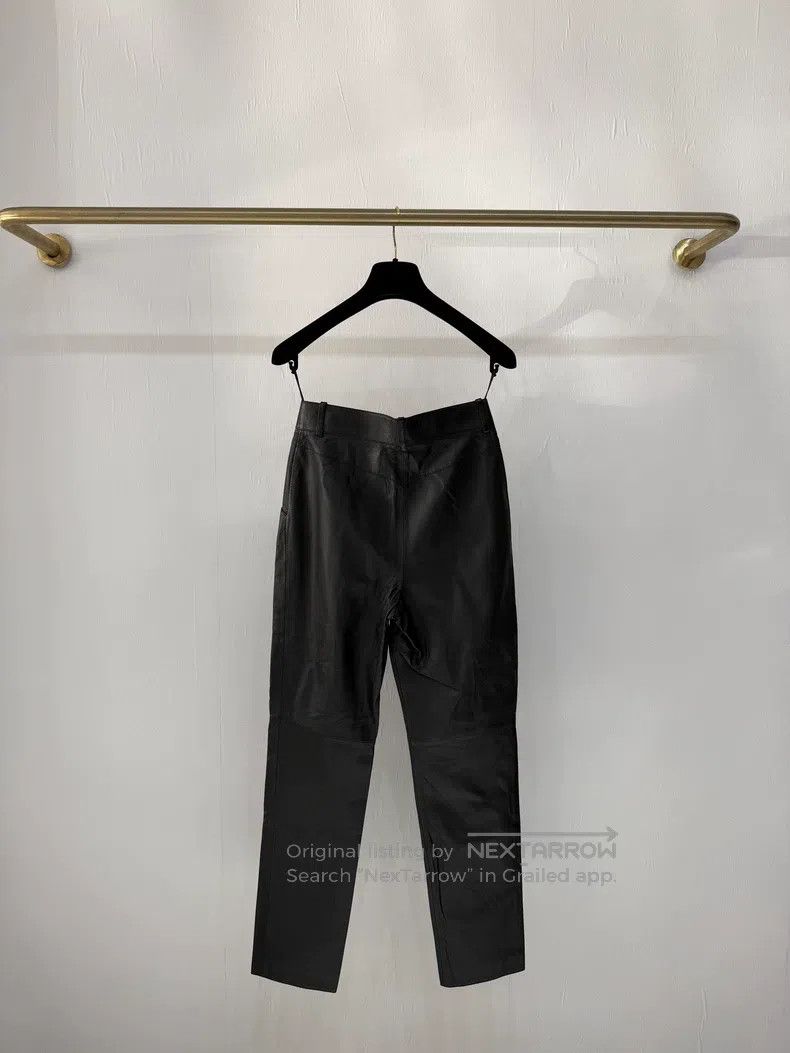 Chanel Chanel 22K diamond-buttoned leather pants Size 42" / US 20 - 5 Thumbnail