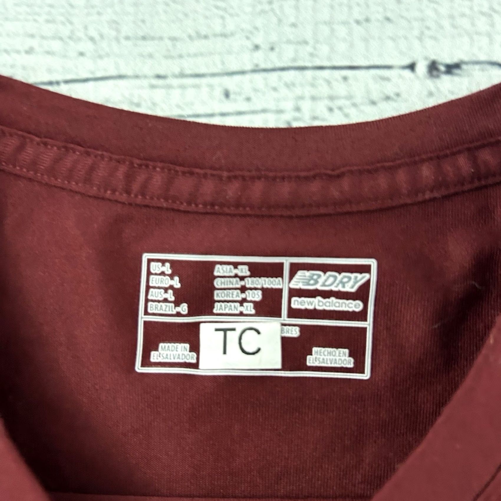 New Balance New Balance DU Hockey National Champs Short Sleeve T Shirt Men's Large Maroon Red Size US L / EU 52-54 / 3 - 3 Thumbnail