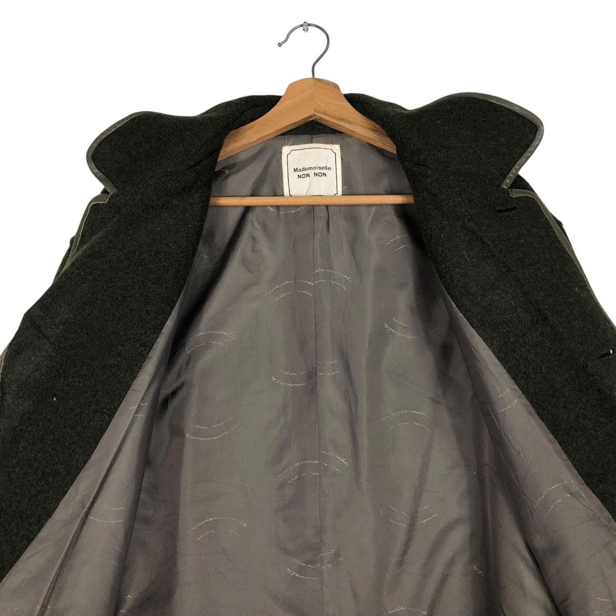 Japanese Brand 📌Vintage Wool Jacket Double Pocket Mademoiselle Non Non Size US M / EU 48-50 / 2 - 15 Thumbnail