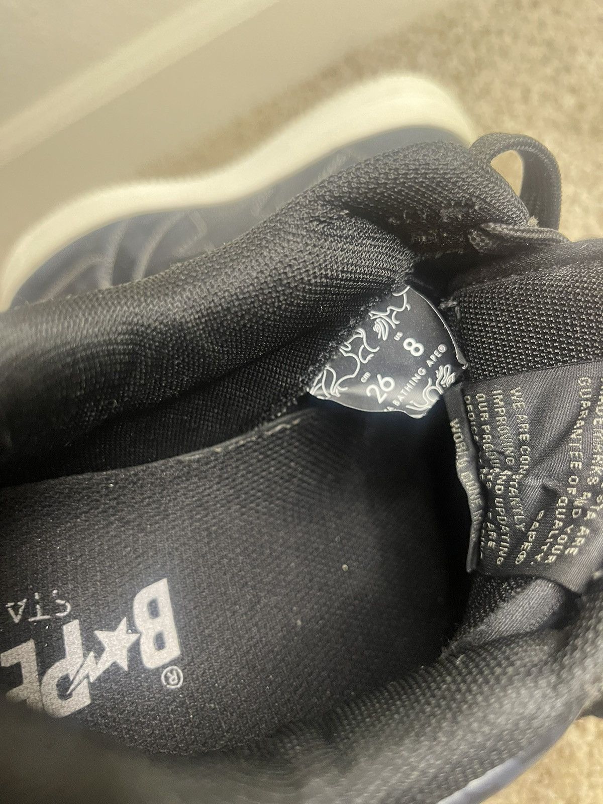 Bape Bapesta Snakeskin Size US 8 / EU 41 - 6 Thumbnail