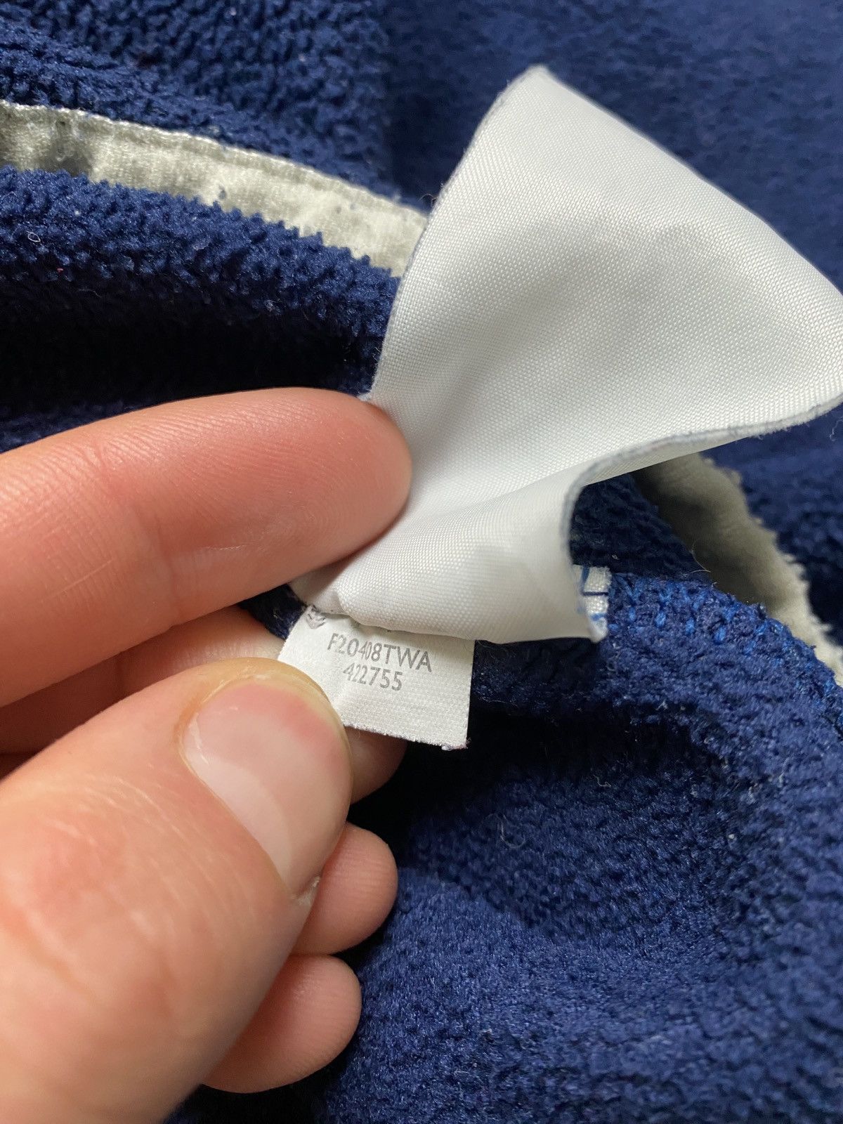 Nike × Vintage Vintage Nike Center Logo Fleece 1/4 Zip Jacket Size US S / EU 44-46 / 1 - 22 Thumbnail