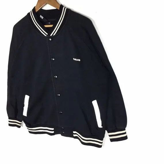 Silas Vtg SILAS Black Sweater Varsity Jacket Baseball Skateboard Size US M / EU 48-50 / 2 - 2 Thumbnail
