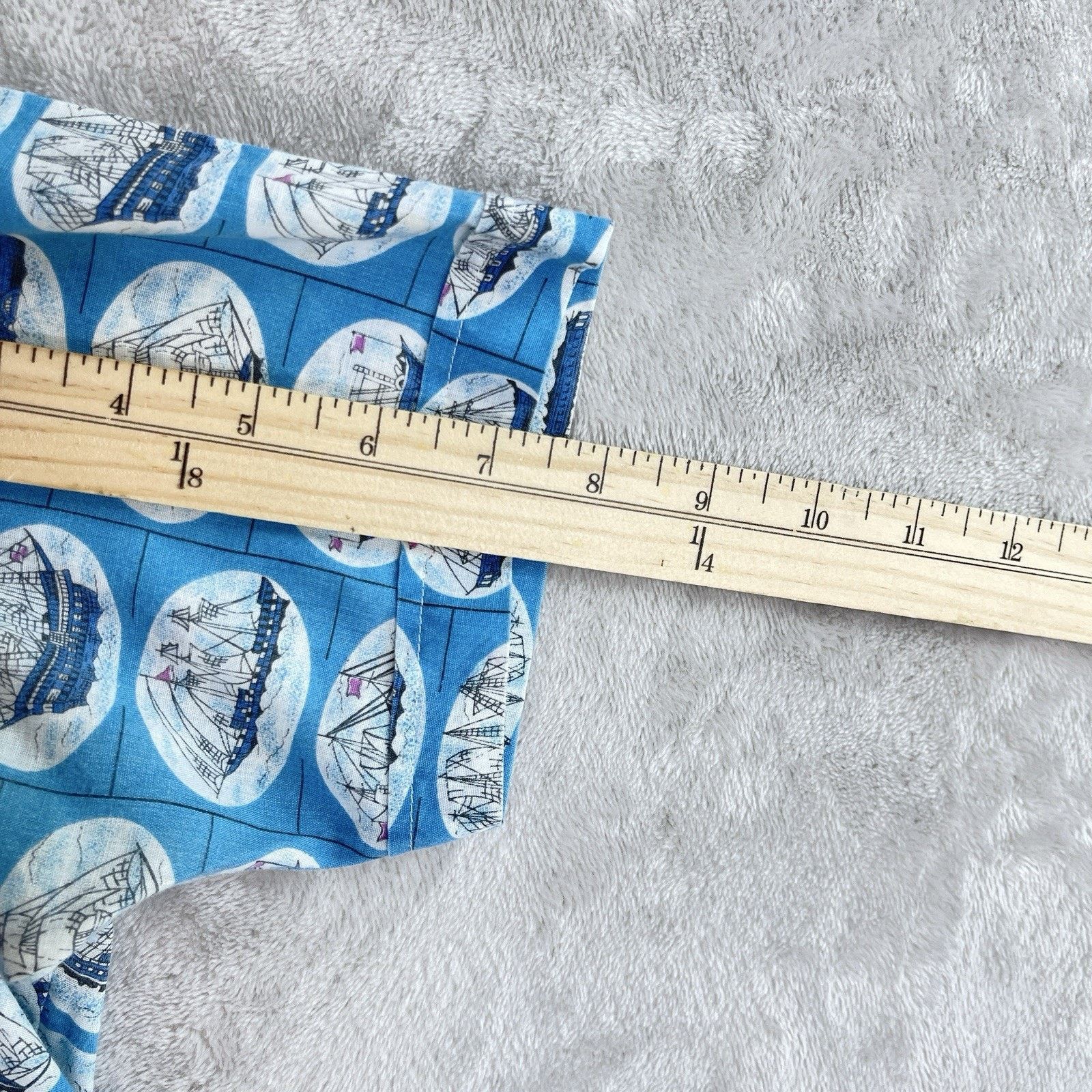 Other Vintage 70s Keynote By Model Shirt Ship AOP Dagger Collar Size US S / EU 44-46 / 1 - 11 Thumbnail