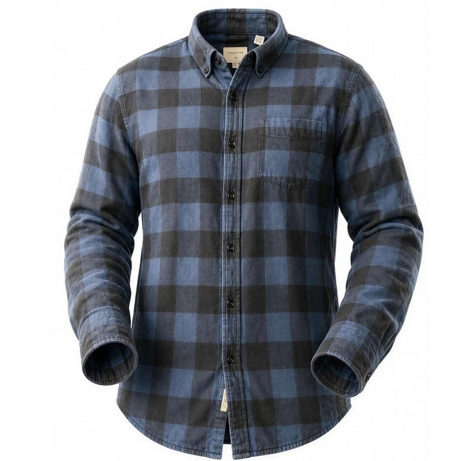 Weatherproof Weatherproof Vintage Shirt Mens XL Blue Black Plaid Flannel Size US XL / EU 56 / 4 - 1 Thumbnail