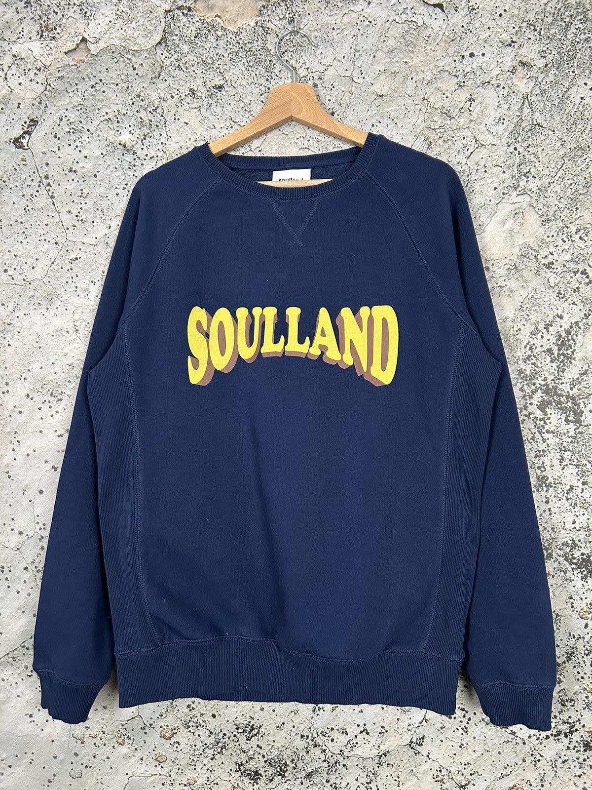 Soulland Soulland Boxy Crewneck Streetwear Vintage Spellout Retro Size US L / EU 52-54 / 3 - 1 Thumbnail