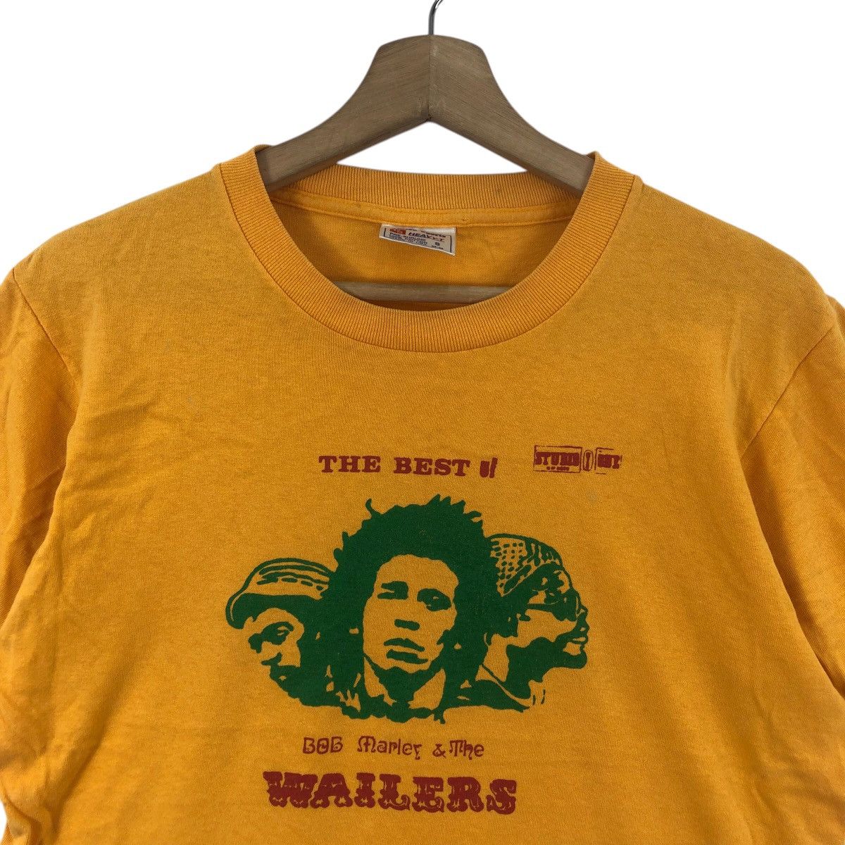 Band Tees Vintage BOB MARLEY & THE WAILERS The Best Of Tee Shirt Top Size US S / EU 44-46 / 1 - 2 Thumbnail