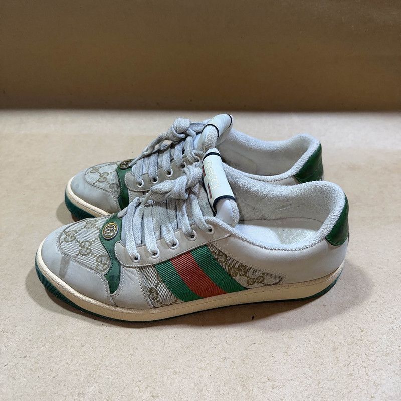 Gucci Gucci Screener Vintage Green Casual Sneakers - Size US 9.5 / EU 42-43 - 1 Thumbnail