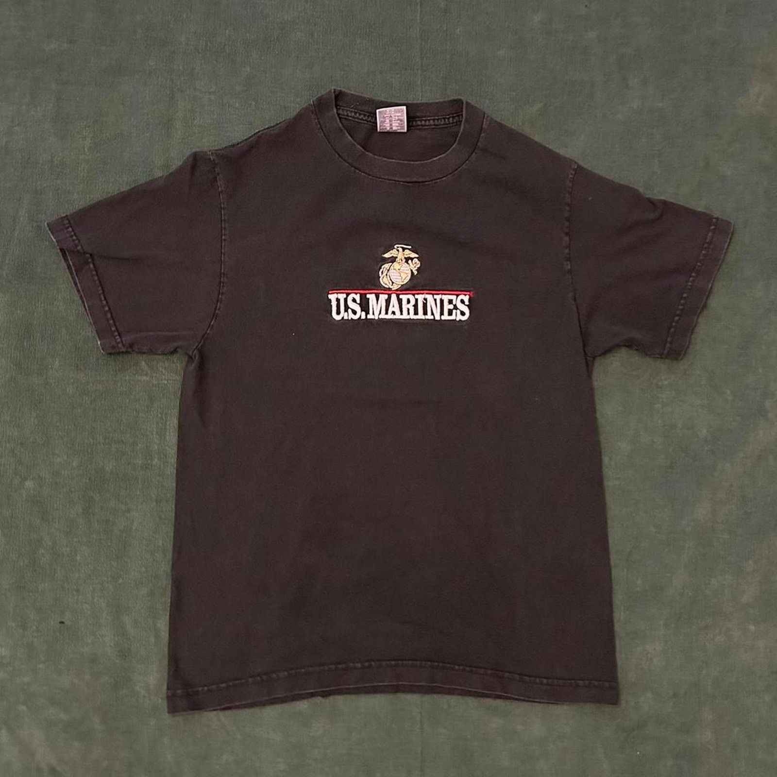 Other 1990s embroidered us marines tee Size US M / EU 48-50 / 2 - 1 Thumbnail