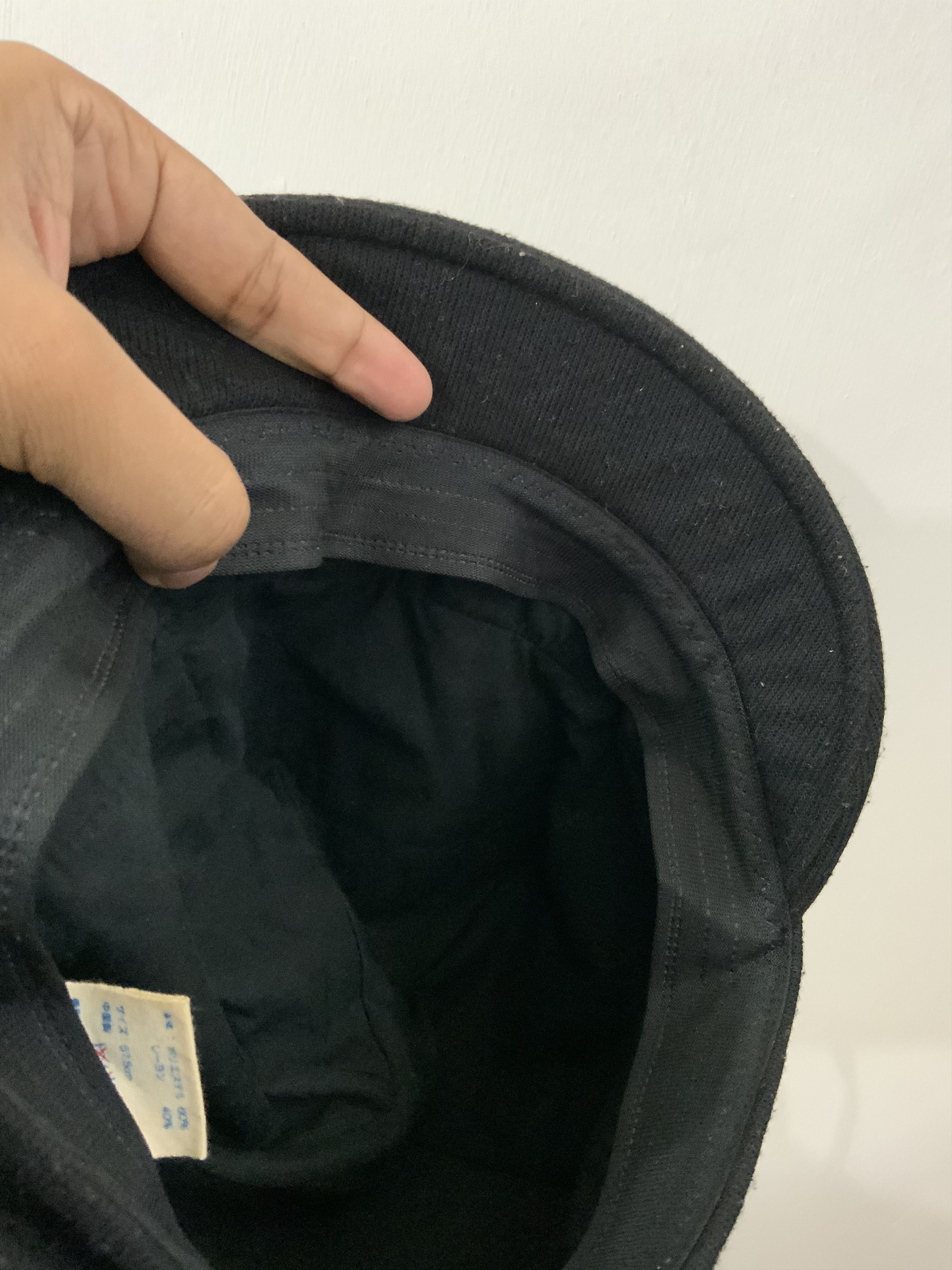 Vintage Vintage Black Retro Hat Size ONE SIZE - 8 Thumbnail
