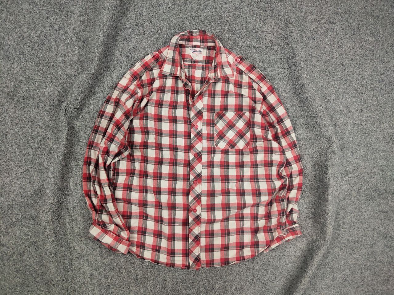 Japanese Brand Vintage 90's Friendship Japan Design Flannel Check Shirt Size US M / EU 48-50 / 2 - 2 Thumbnail