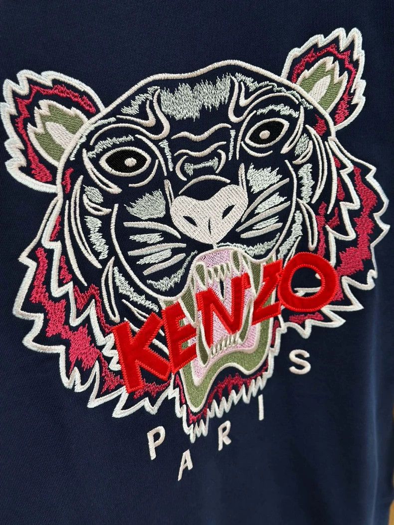 Kenzo KENZO Navy blue casual hoodie with round neck Size US M / EU 48-50 / 2 - 5 Thumbnail