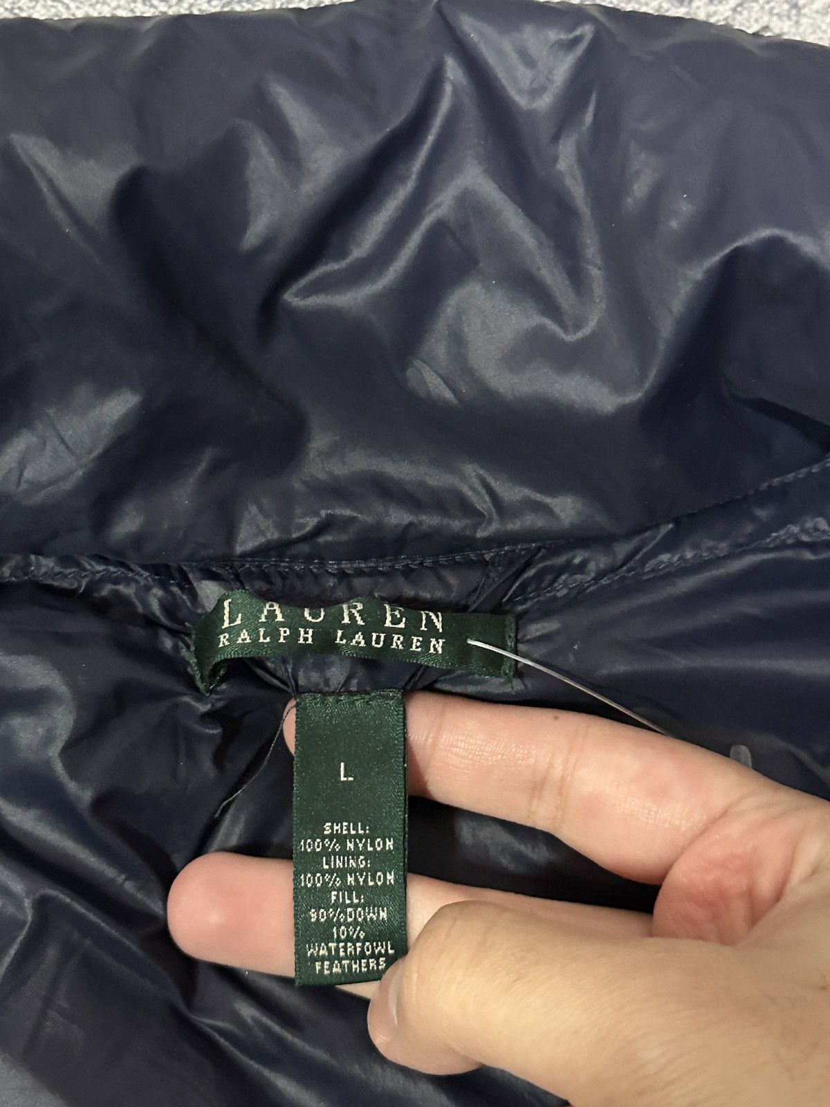 Lauren Ralph Lauren Lauren Ralph Lauren Women's Navy Blue Down Puffer Jacket Size L / US 10 / IT 46 - 5 Thumbnail