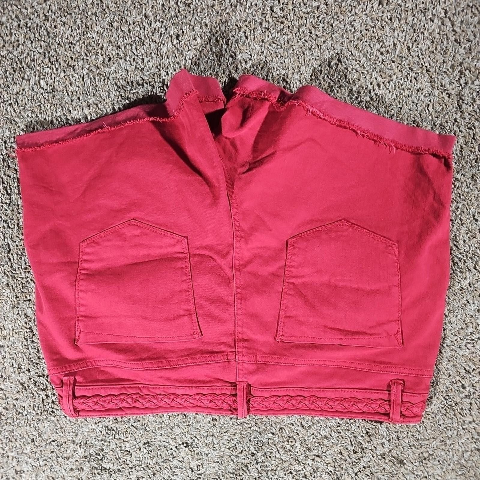 Other Stitch Star Sz 16 Red Cutoff Shorts Size 38" / US 16 / IT 52 - 5 Thumbnail