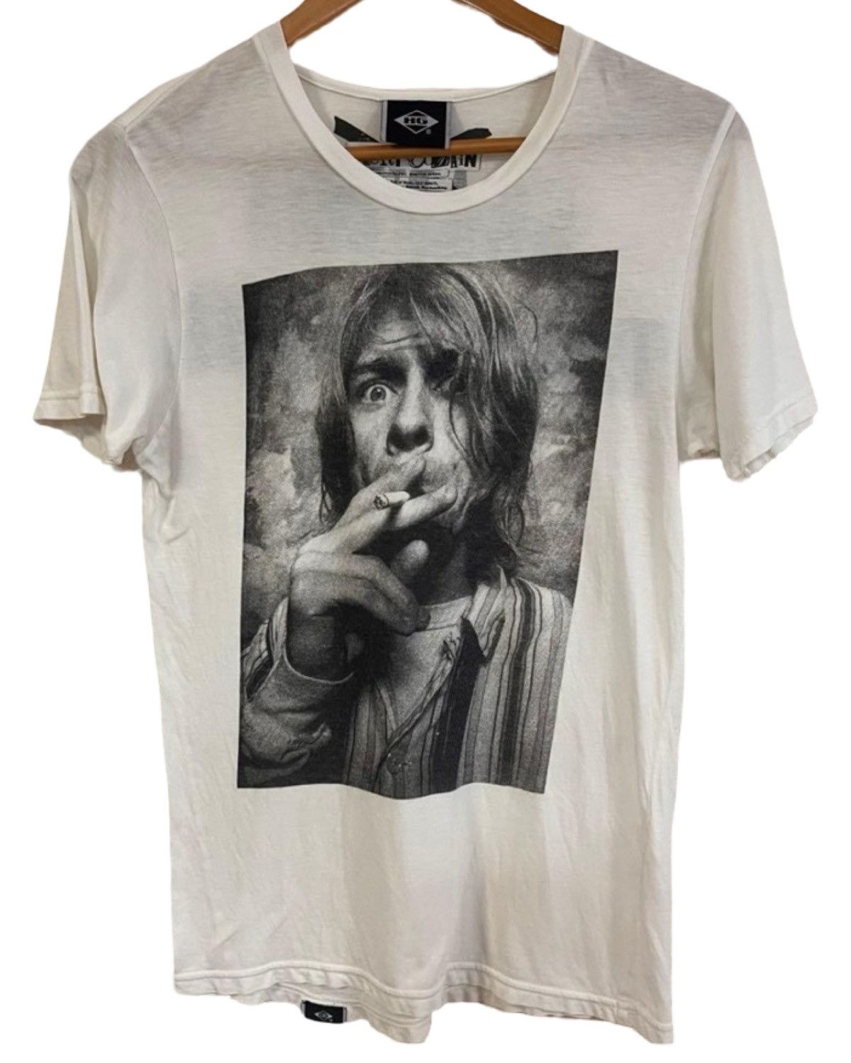 90s Vintage Kurt Cobain Print T-Shirt