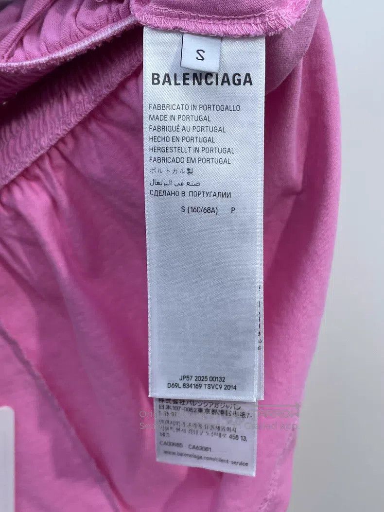 Balenciaga Balenciaga size S Pink drawstring short skirt Size 24" / US 00 / IT 34 - 4 Thumbnail