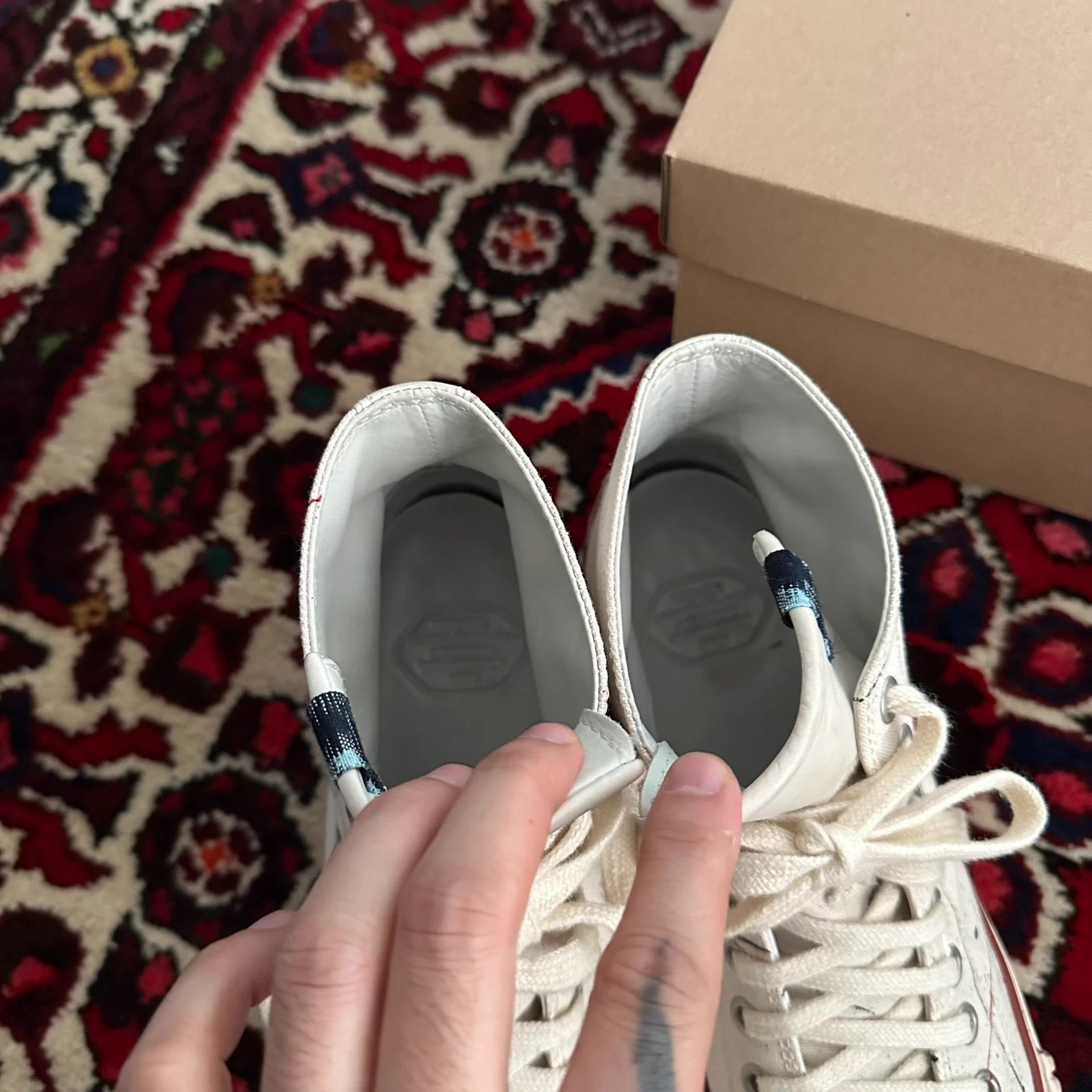 Visvim VISVIM 19AW ICT SKAGWAY Splatter High Top Canvas 9.5 US Size US 9.5 / EU 42-43 - 6 Thumbnail