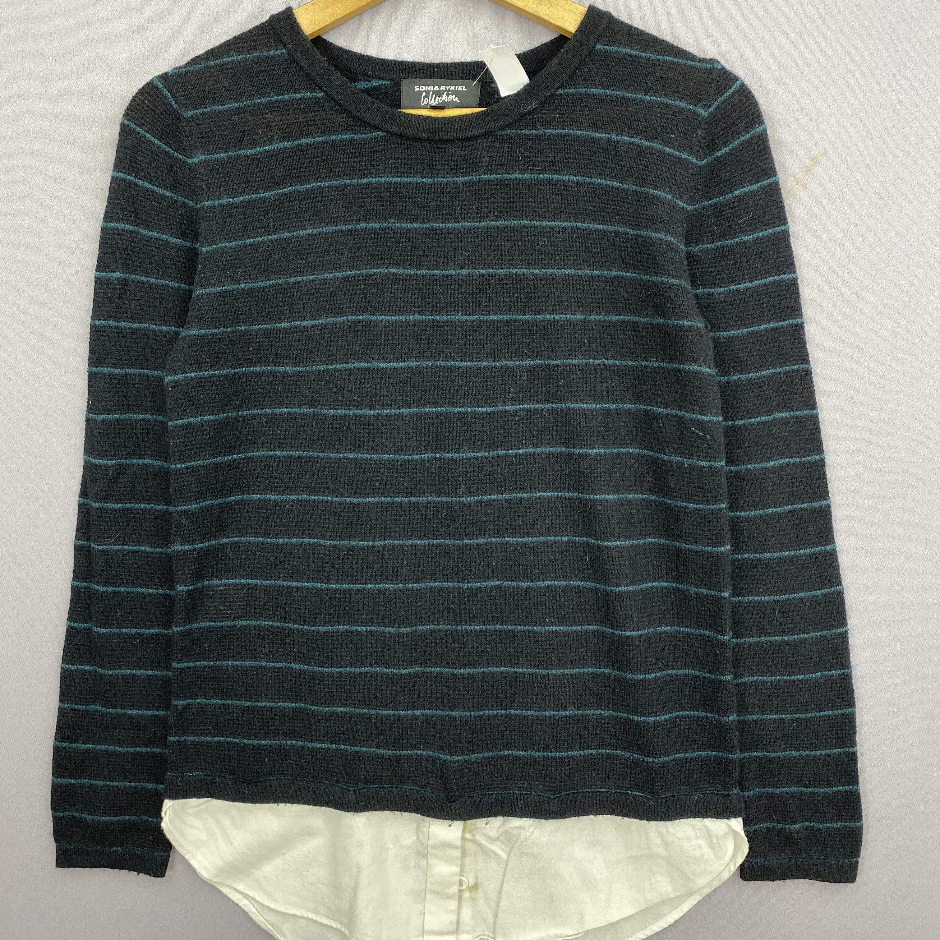 Sonia Rykiel Vintage 90s Sonia Rykiel Knitwear Sweater Sweatshirt GF20427 Size US XXS / EU 40 - 4 Thumbnail