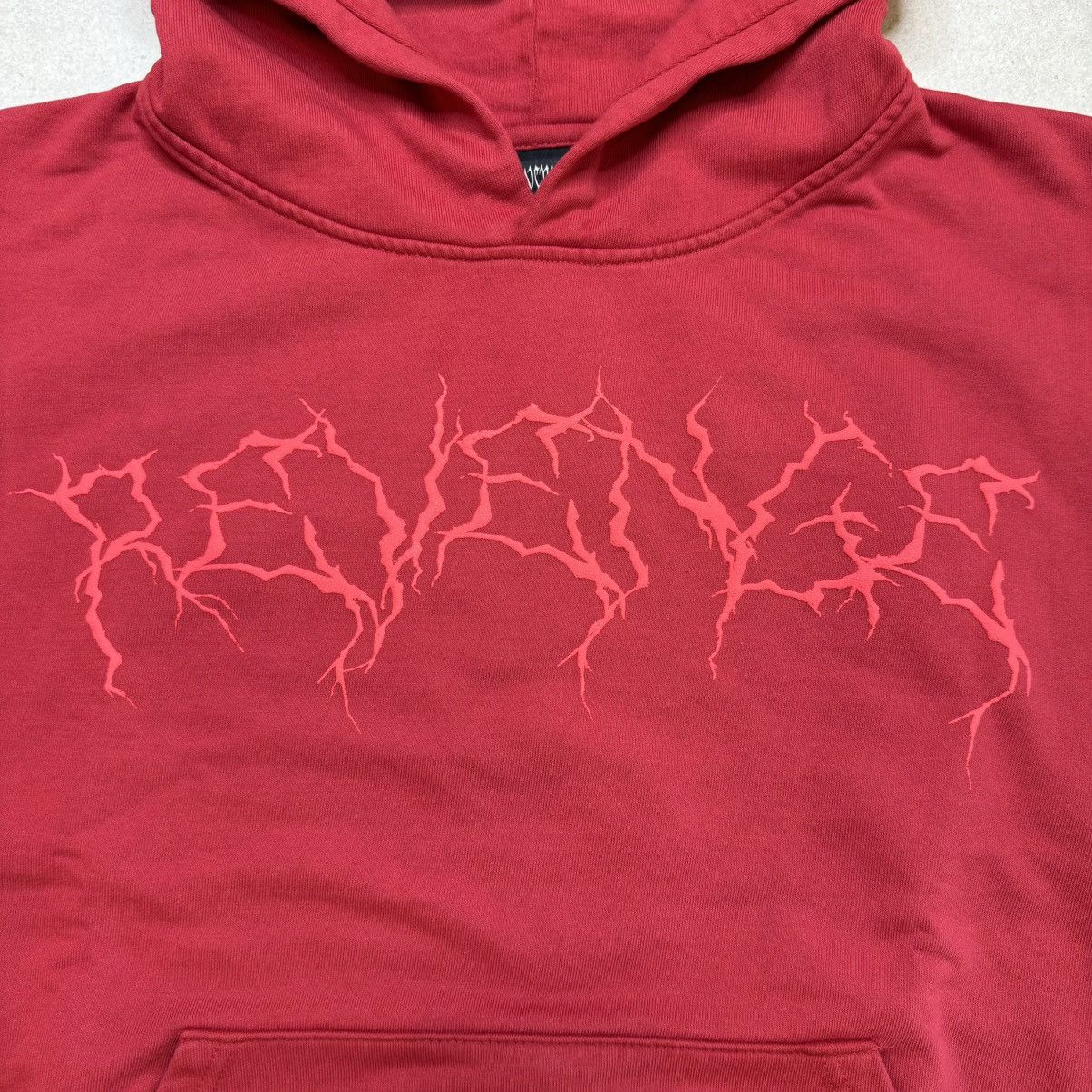 Revenge Revenge X Lightning Heartbreak Hoodie Red/Red SIZE MEDIUM Size US M / EU 48-50 / 2 - 5 Thumbnail