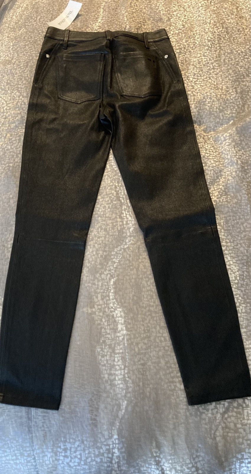 Rta RTA Women’s Black Leather Pants, size 26 Size 27" / US 4 / IT 40 - 7 Thumbnail