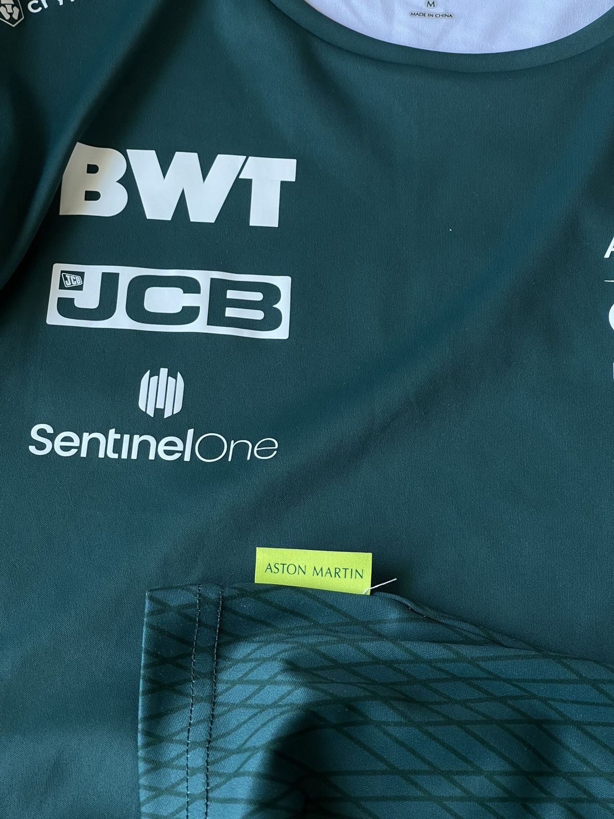 Formula 1 Aston Martin Pelmark formula 1 team green jersey Size US M / EU 48-50 / 2 - 9 Thumbnail