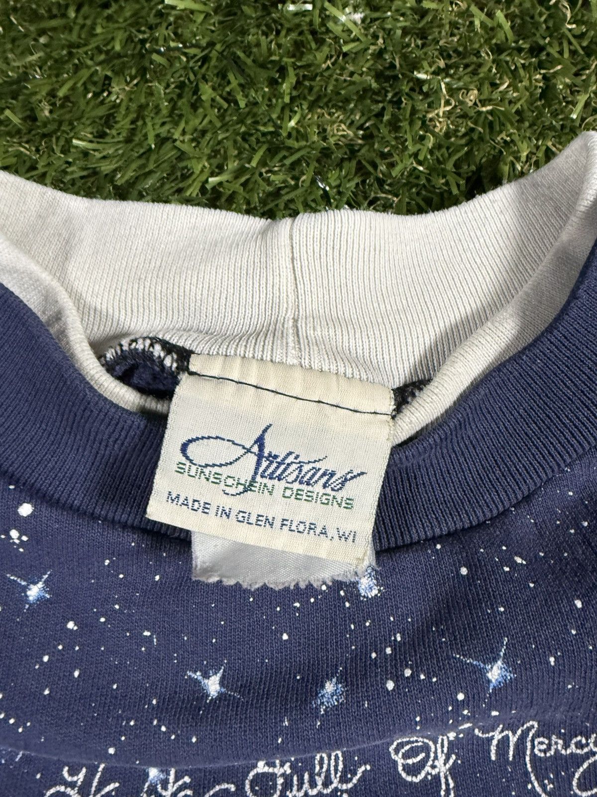 Vintage Vintage 90s Winter Christmas Angel All Over Print Crewneck Size US M / EU 48-50 / 2 - 3 Thumbnail