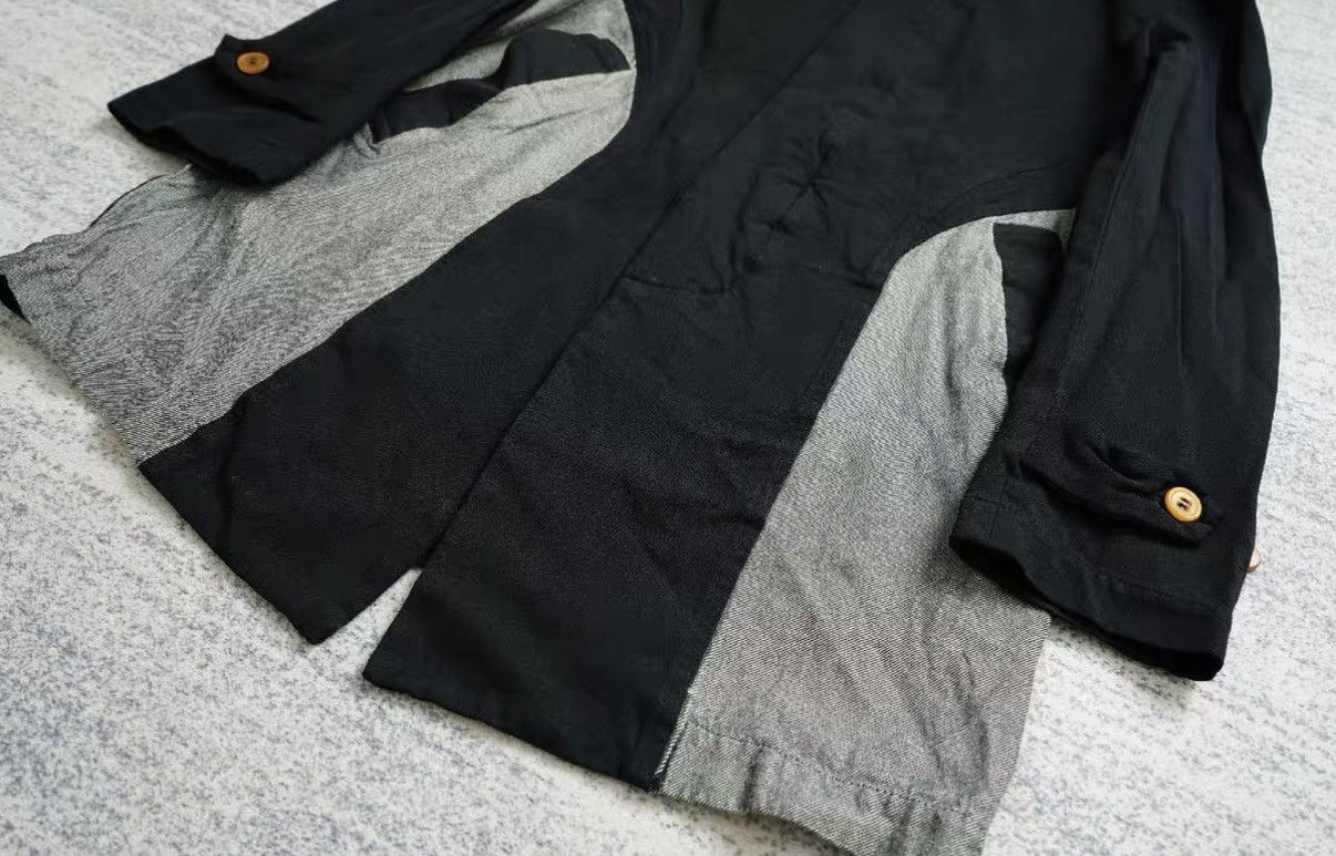 Comme des Garcons Comme des Garçons Polyester Paneled Mid-Long Coat Size US S / EU 44-46 / 1 - 4 Thumbnail