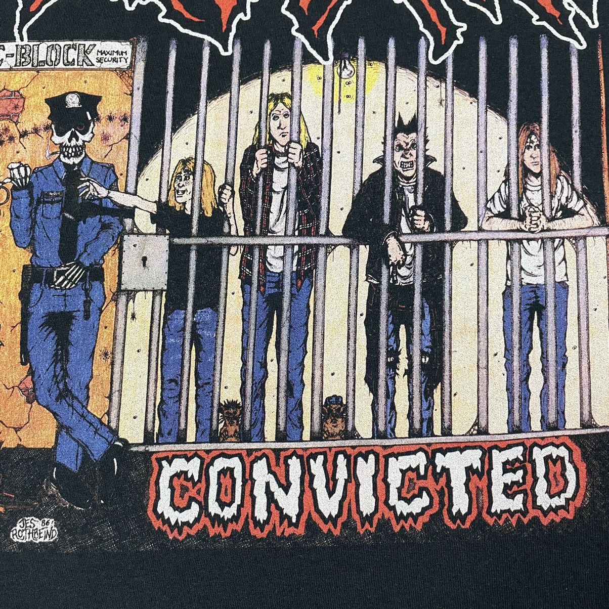 Band Tees Cryptic Slaughter Convinted T-shirt Size US XL / EU 56 / 4 - 9 Thumbnail