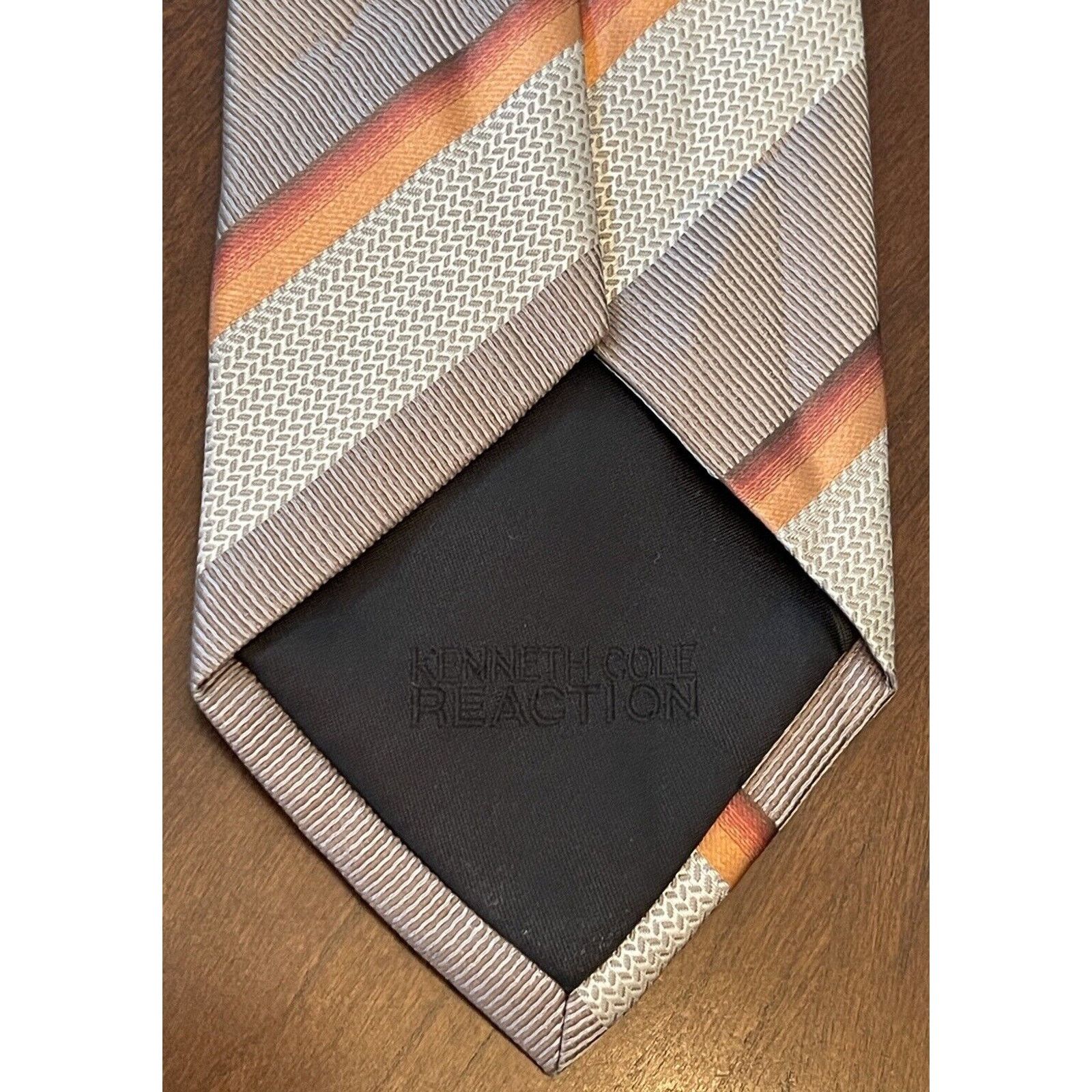 Kenneth Cole Kenneth Cole Reaction Orange Hand Made Imported Silk China Size ONE SIZE - 2 Thumbnail