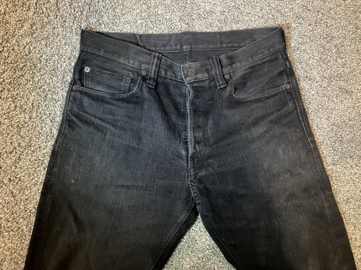 Pure Blue Japan Pure Blue Japan 1167-WBK double blk selvedge denim (hemmed) Size US 32 / EU 48 - 8 Thumbnail